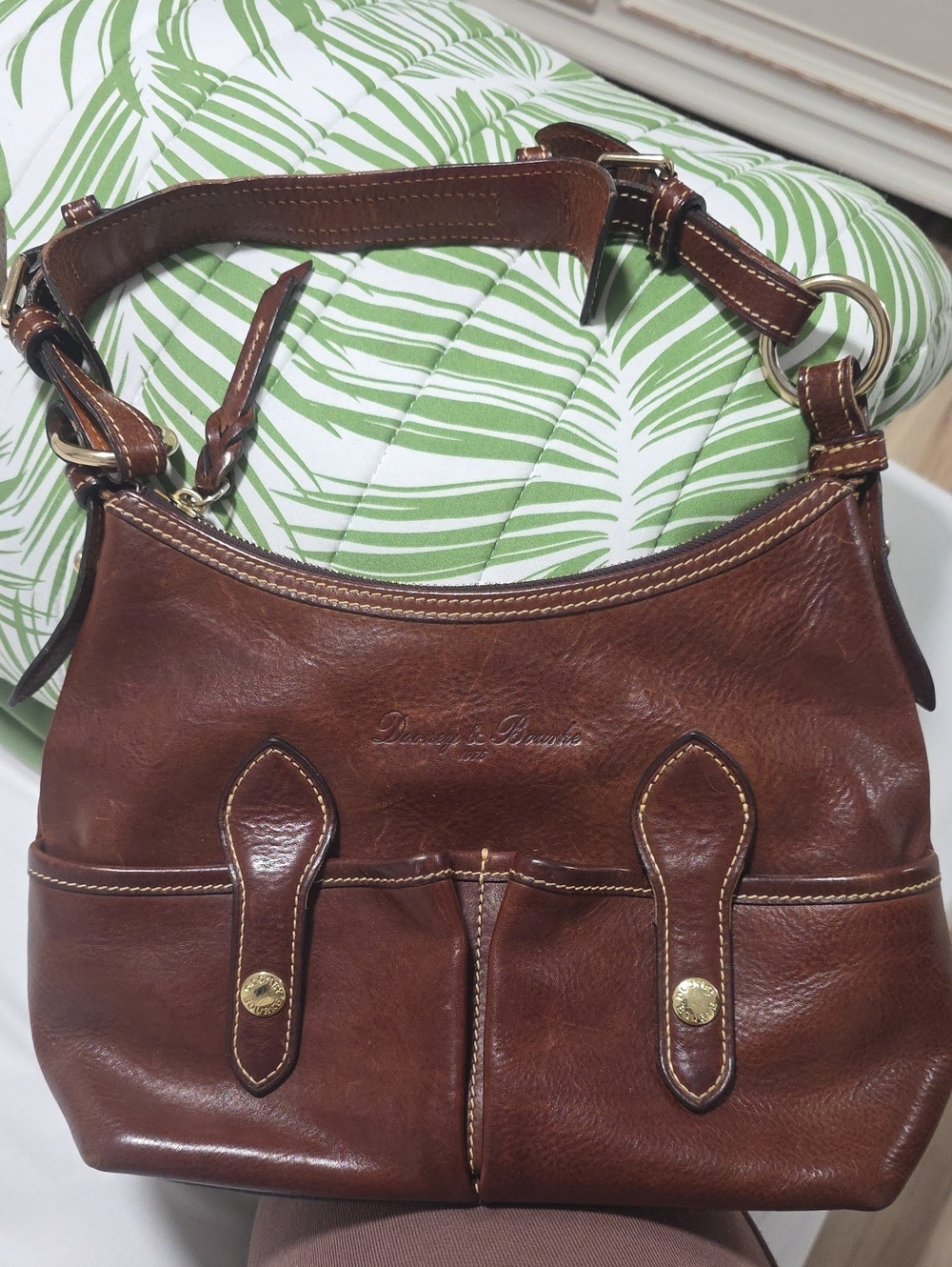 Brown Leather Shoulder Bag